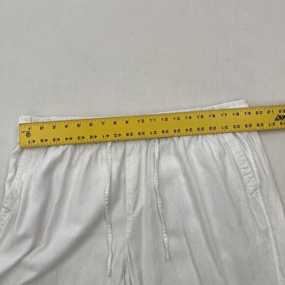 Old Navy Linen Blend Pants Womens 2X Plus Pull On Lightweight Casual Lounge - Picture 6 of 8